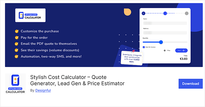 Stylish Cost Calculator